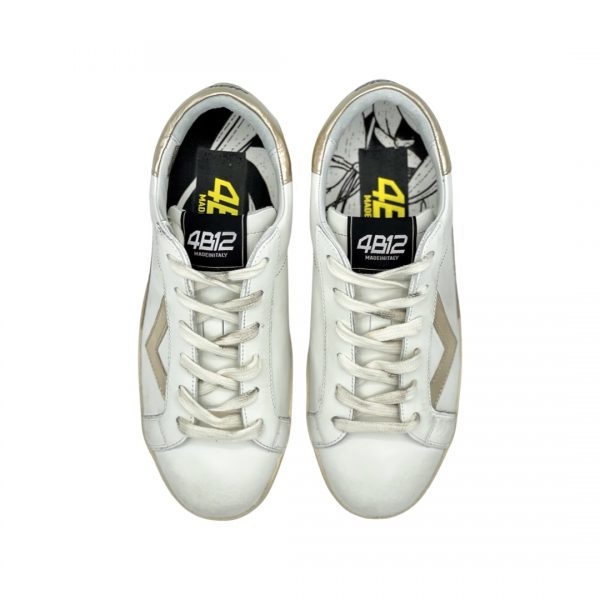 4B12 Sneakers Suprime White/Platinum
