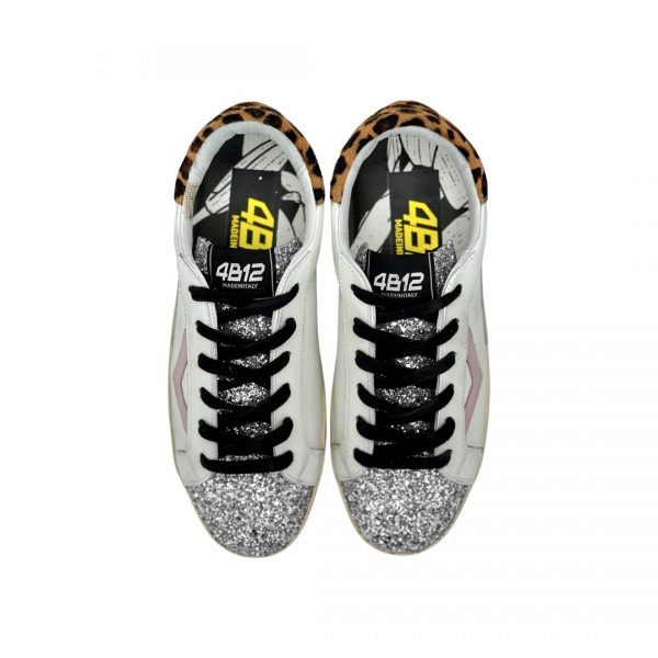 4B12 Sneakers Suprime Silver-Leo