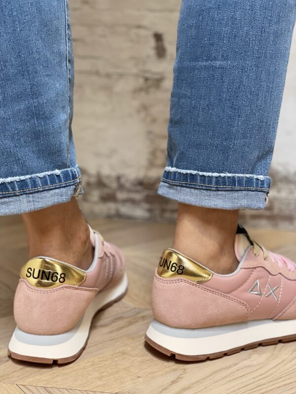 SUN 68 Sneakers Ally Gold Rosa