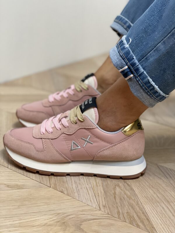 SUN 68 Sneakers Ally Gold Rosa