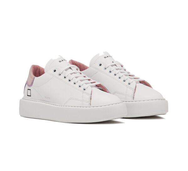 D.A.T.E Sneakers Sfera Patent White-Pink