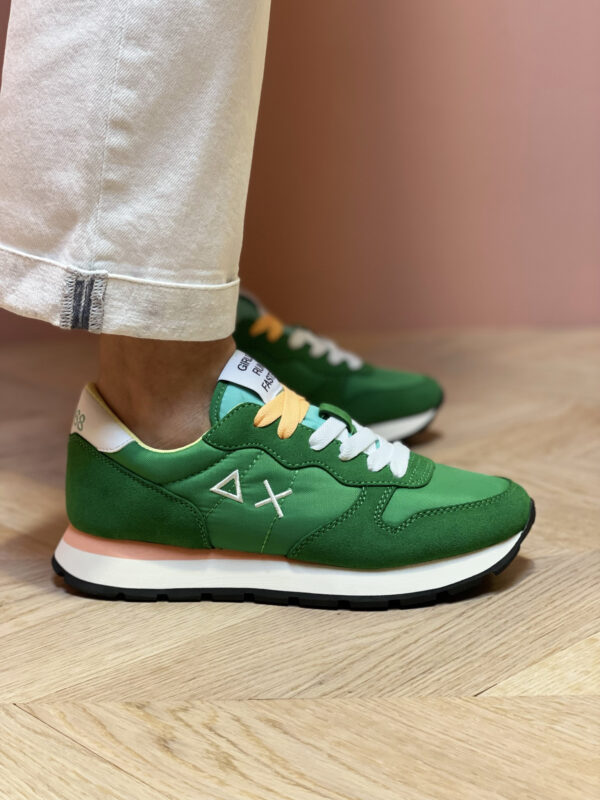 Sun68 Sneakers Ally Solid Nylon Verde Prato