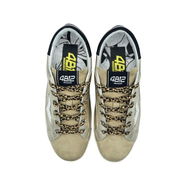 4B12 Sneakers Suprime Laminato Platino