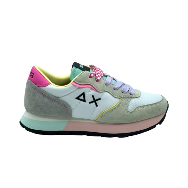 SUN68 Sneakers Ally Color Explosion Bianco
