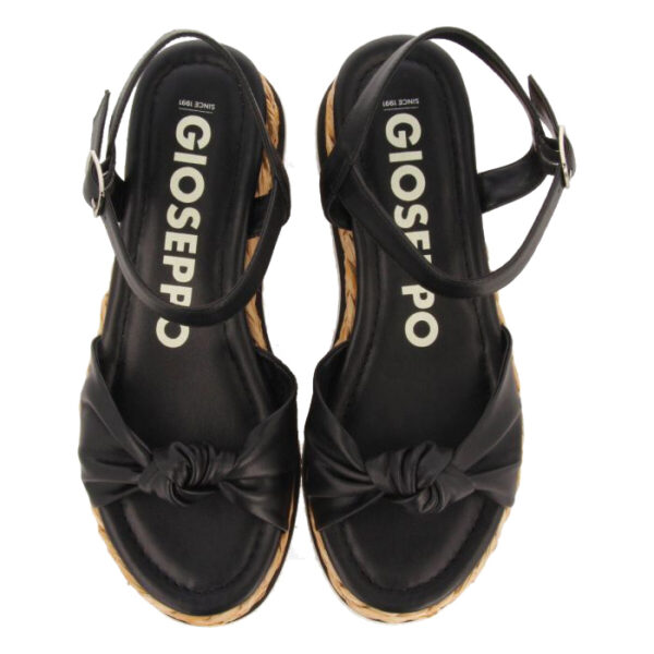 GIOSEPPO Sandalo Platform Manicu Black