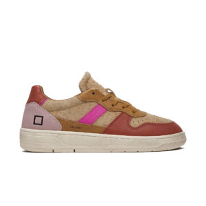 D.A.T.E Sneakers Court 2.0 Hairy Beige