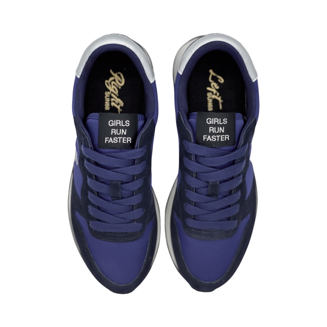 SUN68 Sneakers Ally Gold Girl Navy Blue