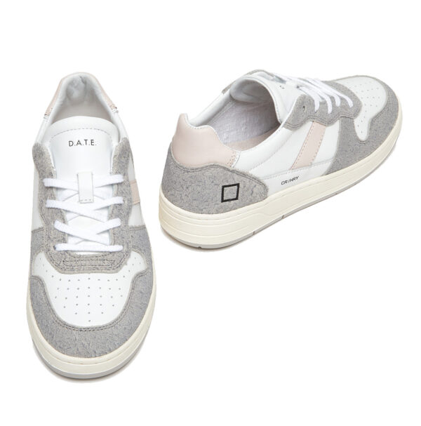D.A.T.E Sneakers Court 2.0 Hairy White-Gray