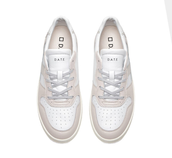D.A.T.E Sneakers Court 2.0 Soft White-Pink