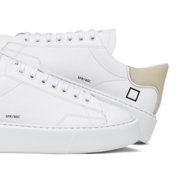 D.A.T.E Sneakers Sfera Calf White-Beige