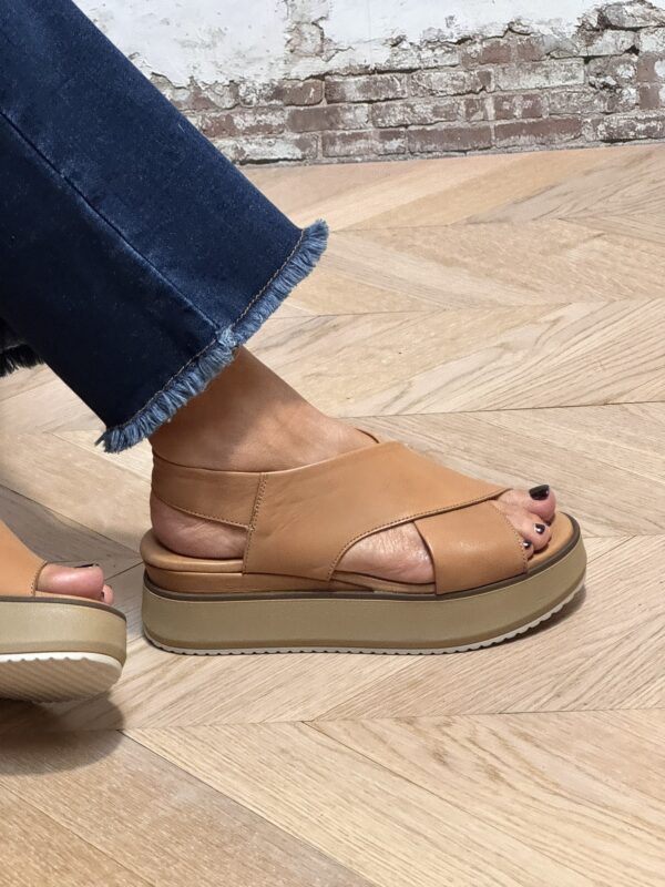 CREATIVE Sandalo Platform Cuoio