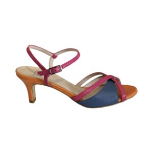 SCARLET Sandalo 3 colori Avio-Fucsia-Arancio